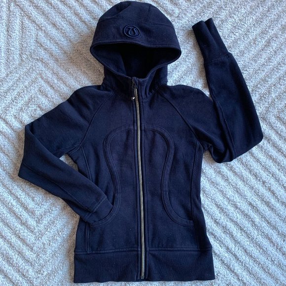 Lululemon Scuba Hoodie II, size 4, Navy